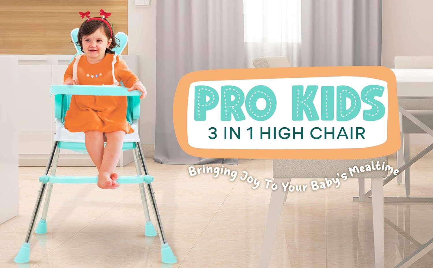 Pro Kids 3 in 1 High Chair - Luusa