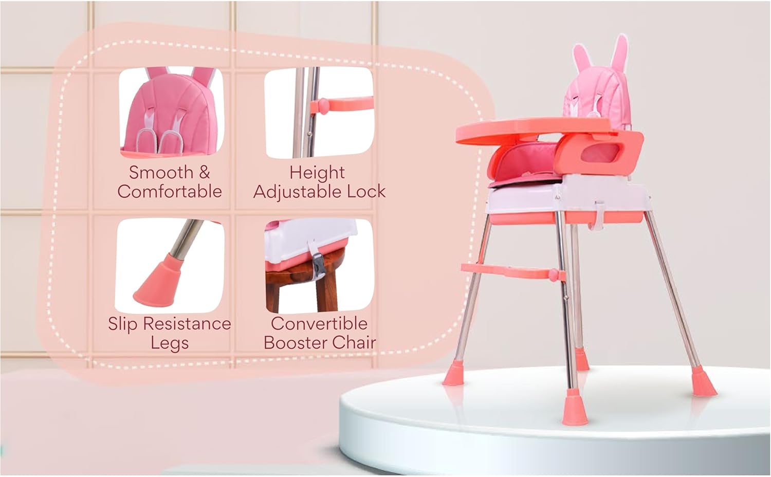 Pro Kids 3 in 1 High Chair - Luusa