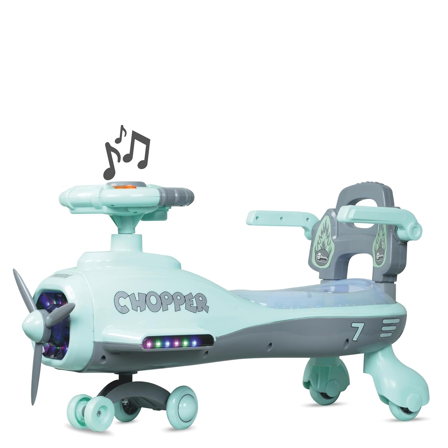 Chopper Steering Swing Car Ride-On - Panda