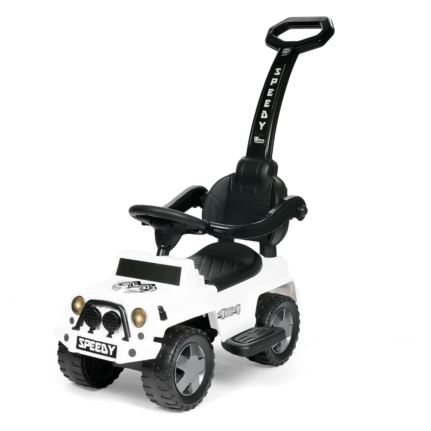 Speedy Plus Rider Steering Backrest Ride-On Car - Panda