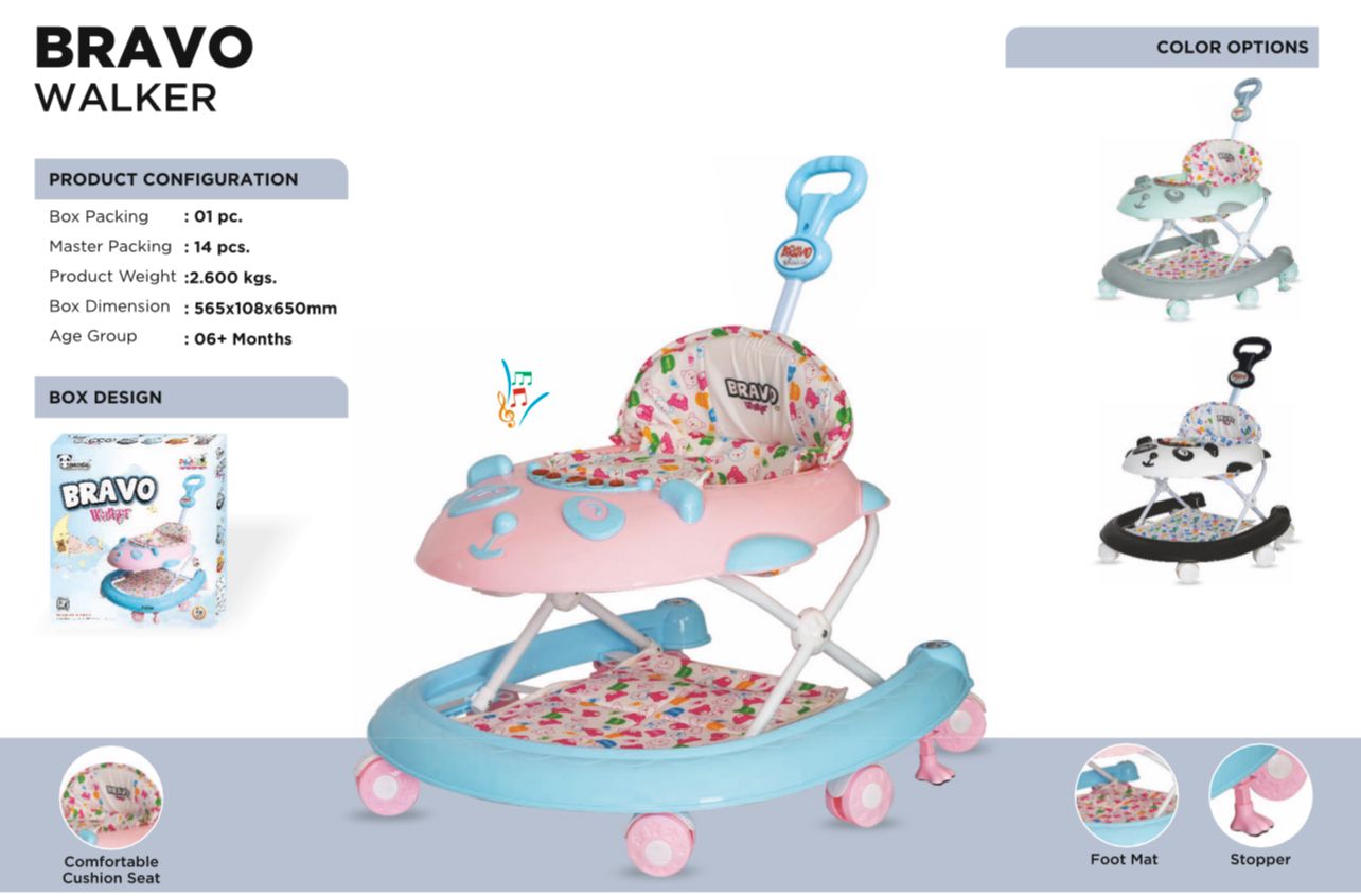 Bravo Baby Walker - Panda