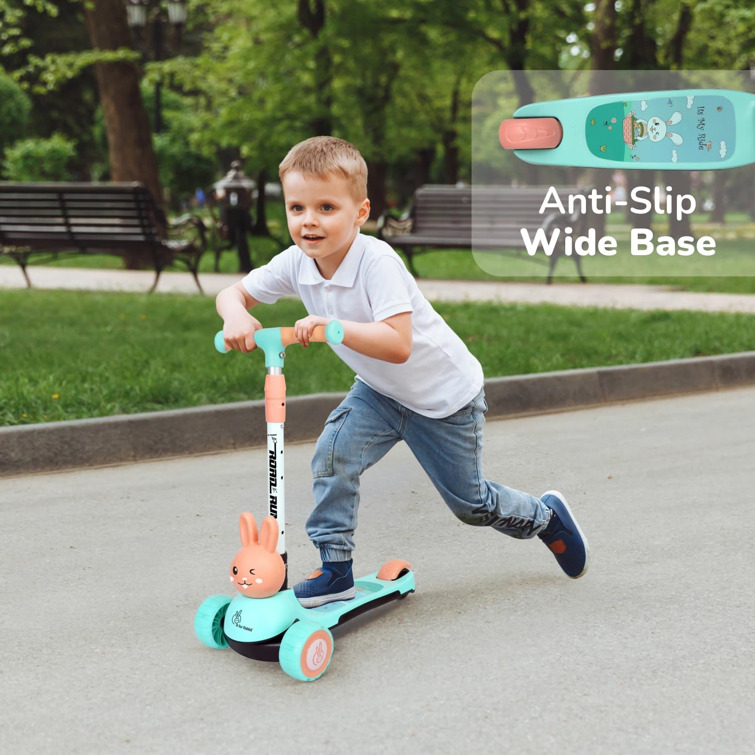 Road Runner Bunny Kids Scooter - R for Rabbit