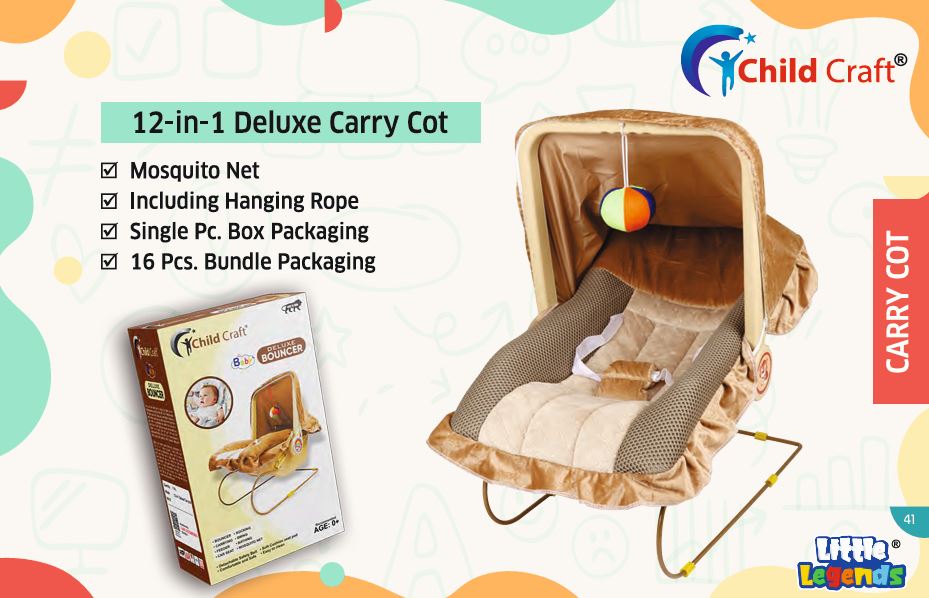 12-in-1 Deluxe Carry Cot - Child Craft