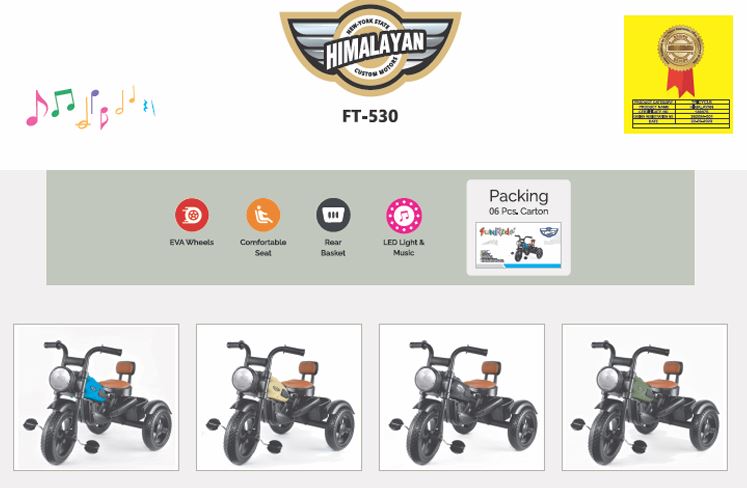 Himalayan FT - 530 – Fun Ride Toys