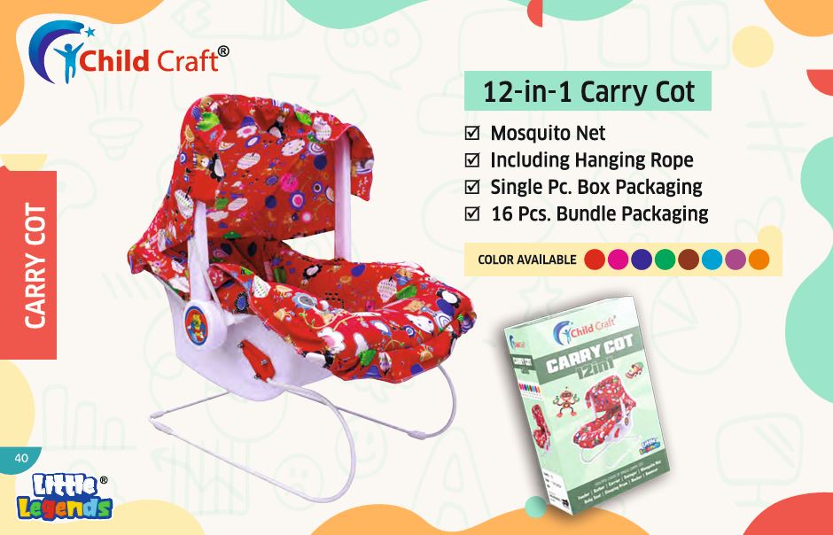 12-in-1 Carry Cot - Child Craft