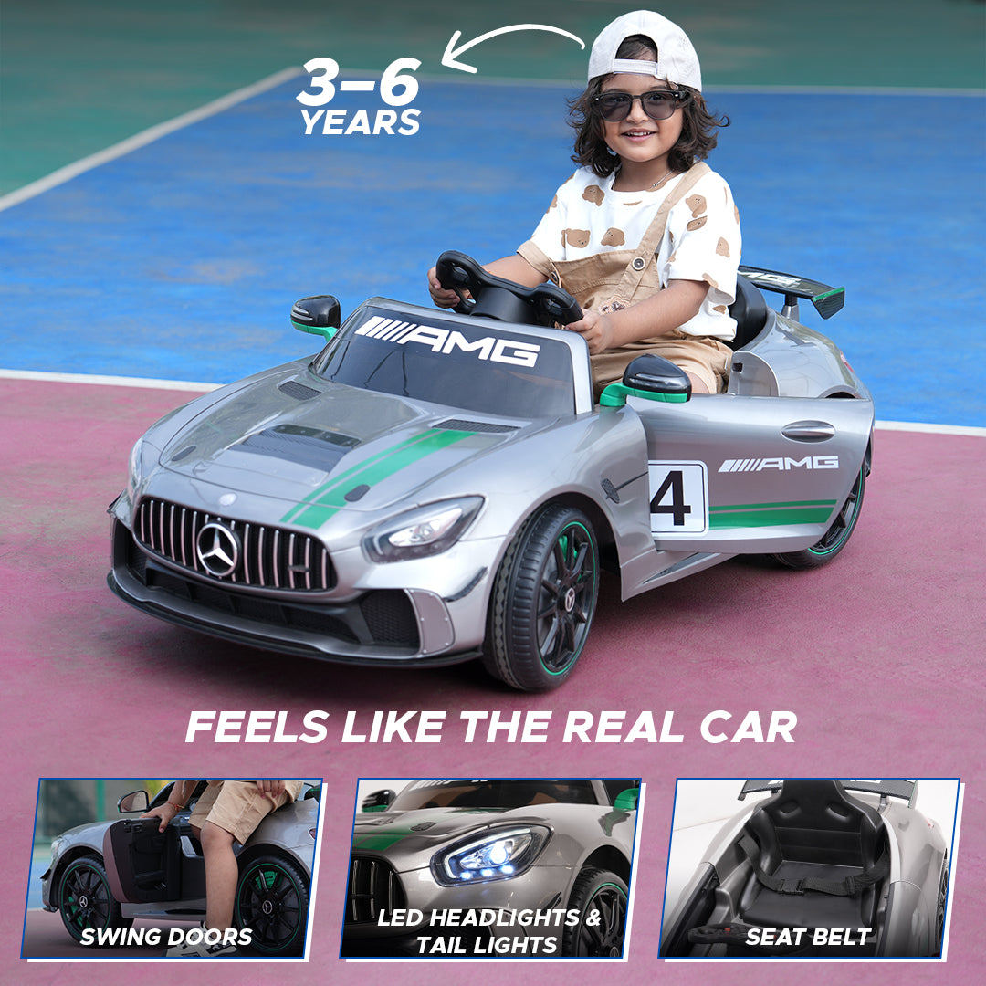 Mercedes-AMG GT4 Kids Ride-On Car - Formula Fun