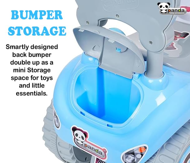 Ruff Rider Steering Backrest Ride-On Car - Panda
