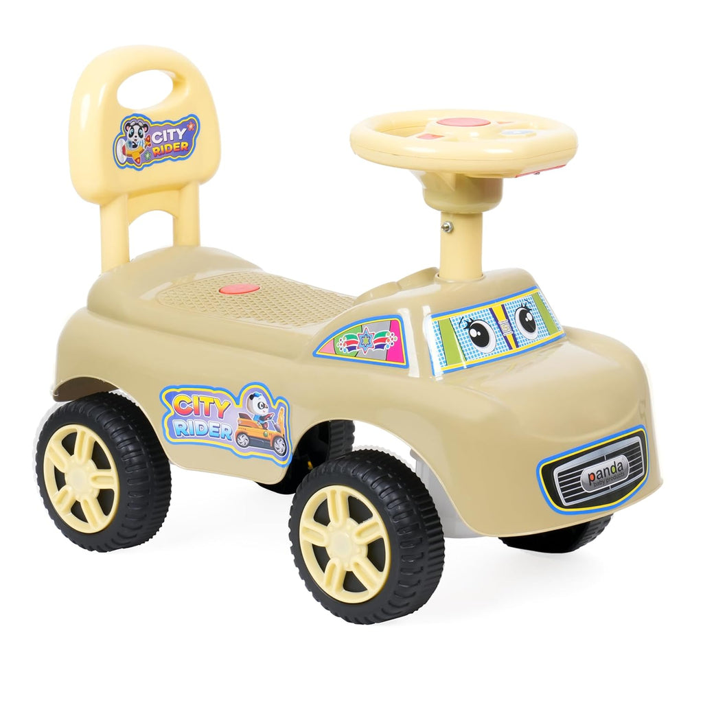 City Rider Steering Backrest Ride-On Car - Panda
