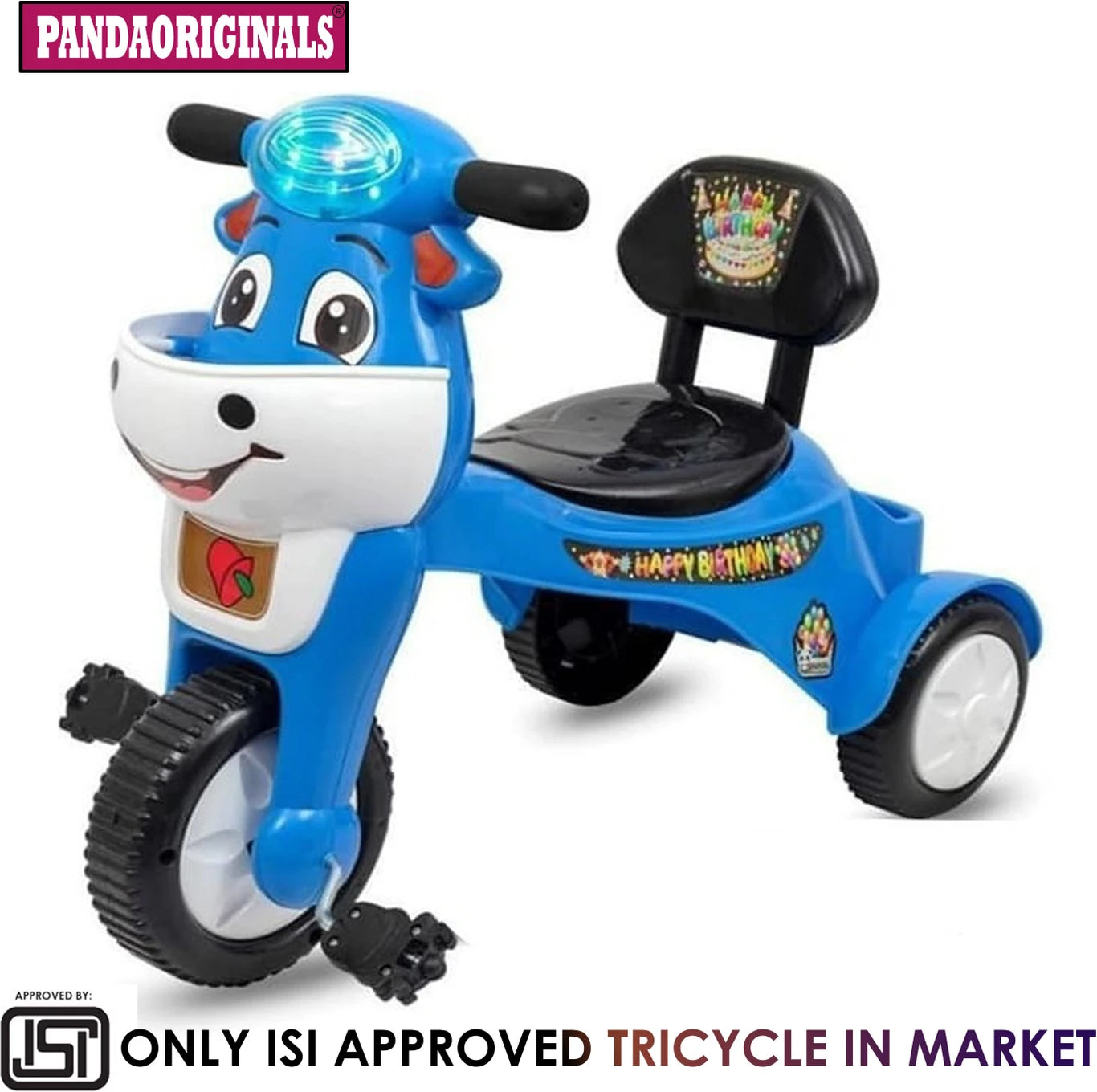 Happy Birthday Tricycle - Panda