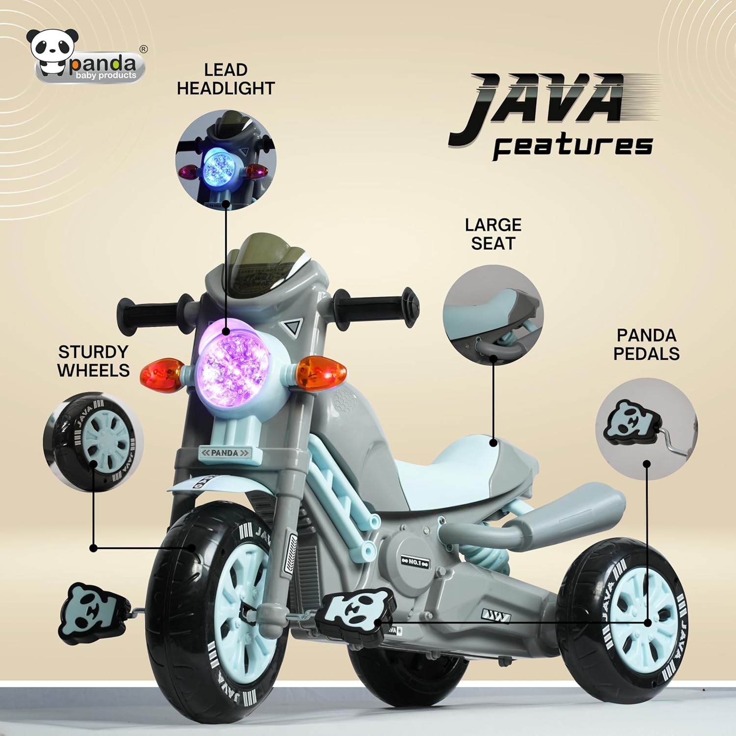 Java Tricycle - Panda