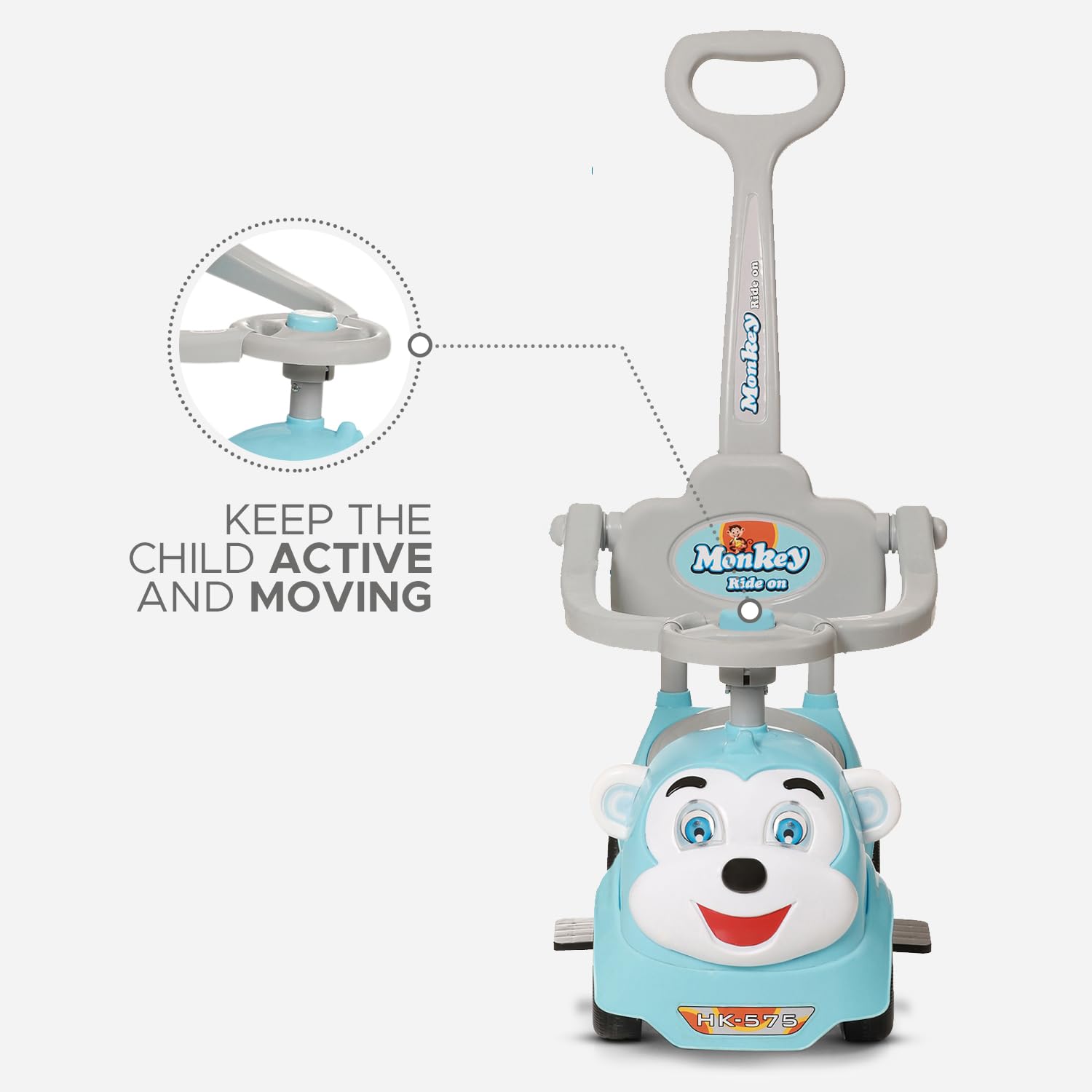 Monkey 3 in 1 Ride-On Car DR-200 - Dash Toys