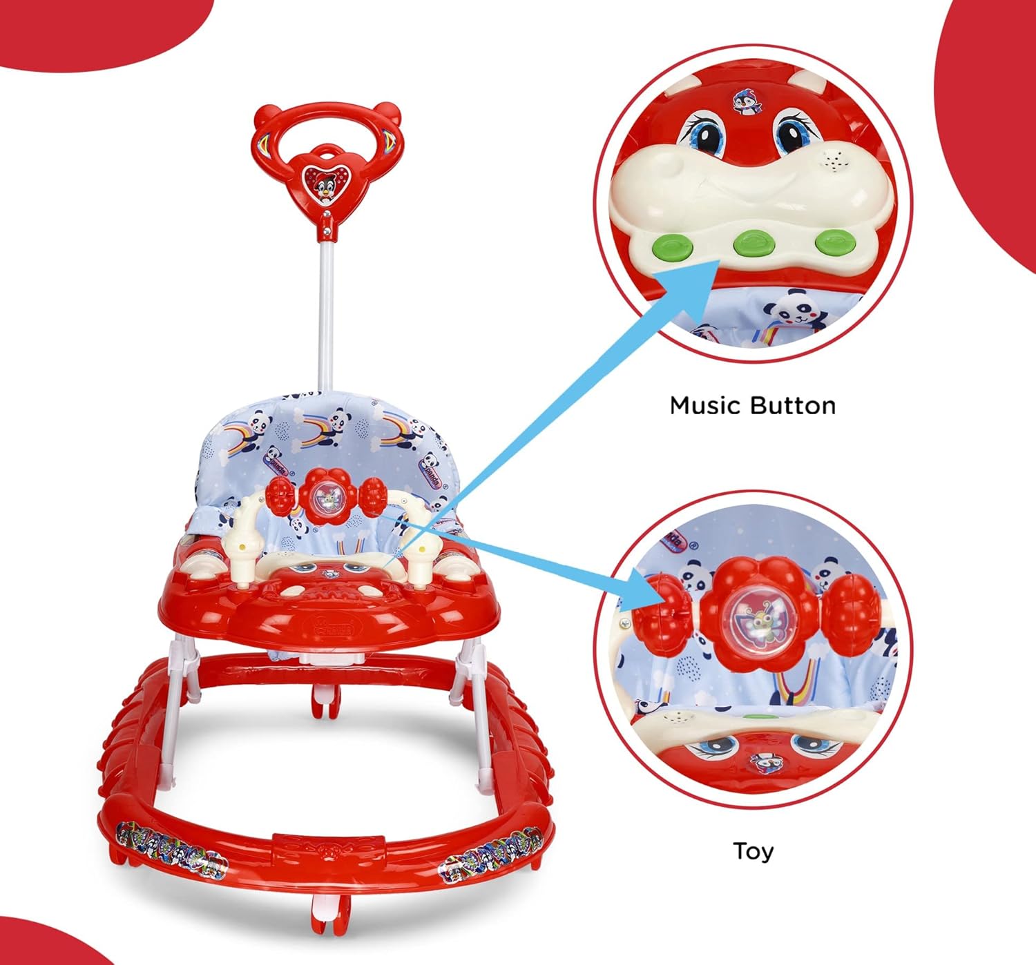 111 Baby Walker - Panda