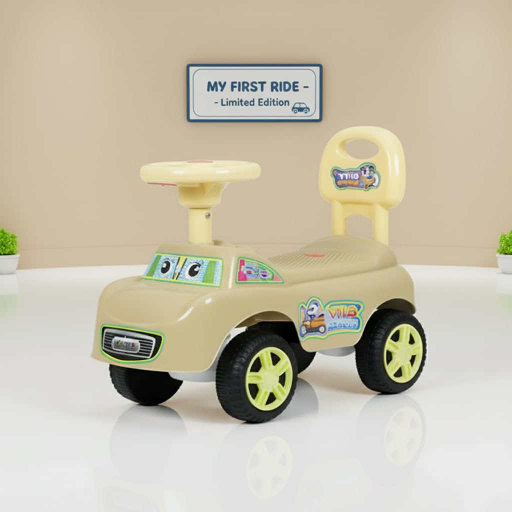 City Rider Steering Backrest Ride-On Car - Panda