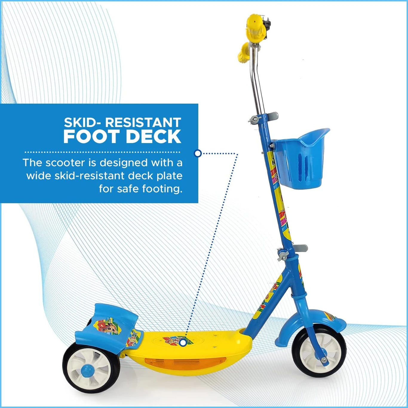 Noddy Scooter with Basket DSC-140 - Dash Toys