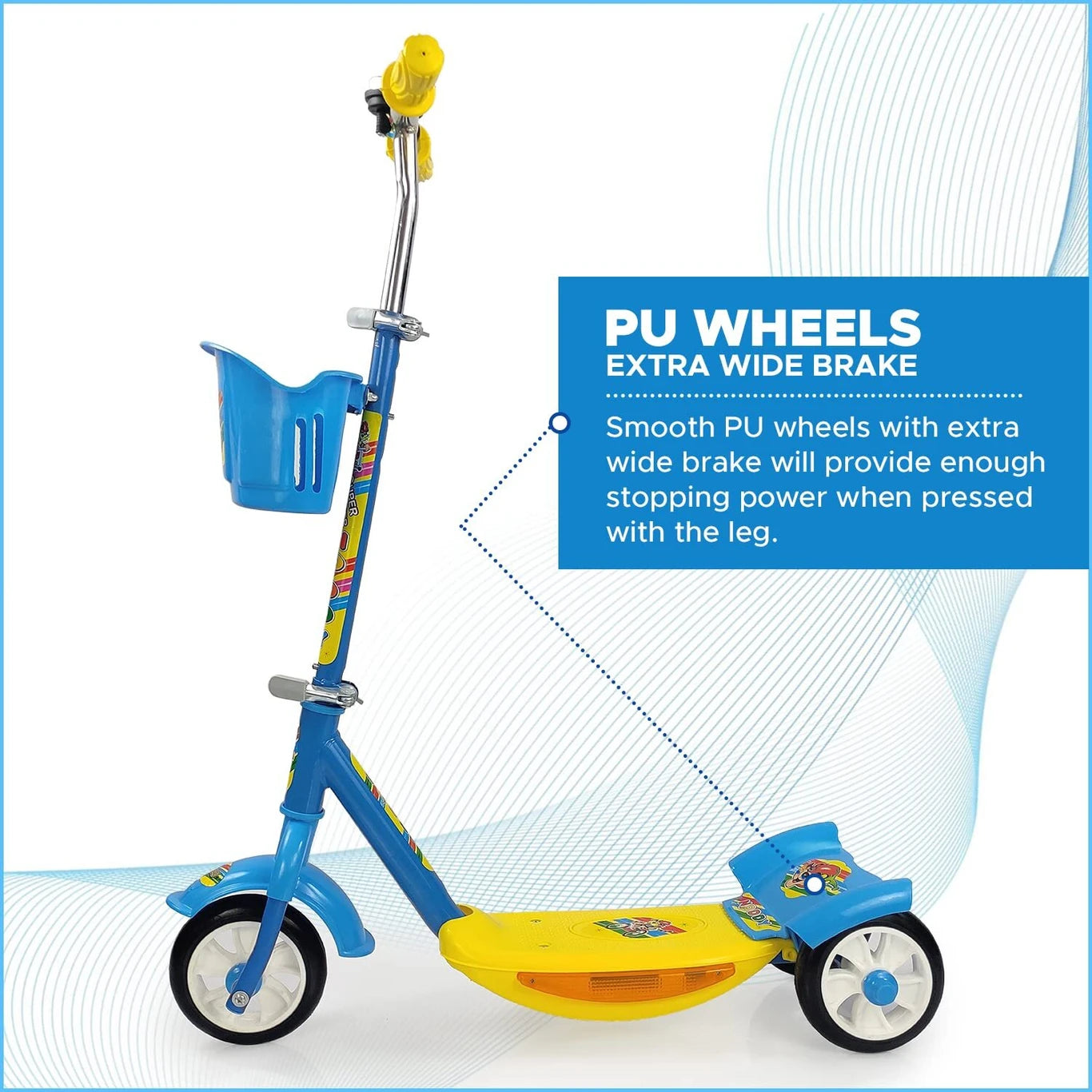 Noddy Scooter with Basket DSC-140 - Dash Toys