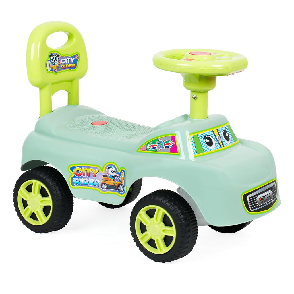 City Rider Steering Backrest Ride-On Car - Panda
