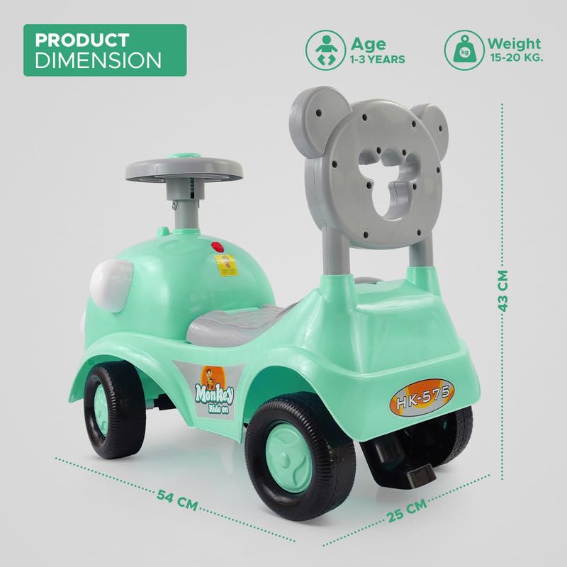 Monkey Ride-On Car DR-130 - Dash Toys