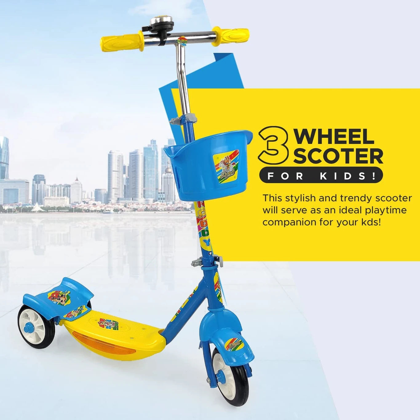 Noddy Scooter with Basket DSC-140 - Dash Toys