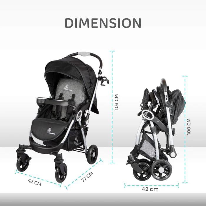 Chocolate Ride Baby Stroller - R for Rabbit