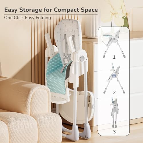 Marshmallow Lite Baby High Chair - R For Rabbit
