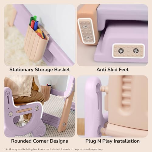 Little Genius Candy Activity Board & Chair Set- R for Rabbit