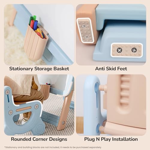 Little Genius Candy Activity Board & Chair Set- R for Rabbit