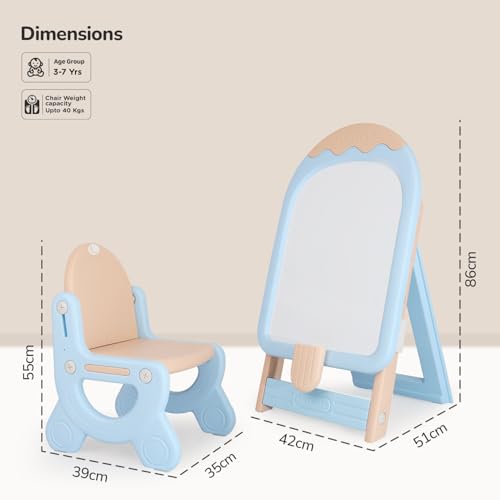 Little Genius Candy Activity Board & Chair Set- R for Rabbit