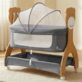 Lullabies Woodsy Manual Swing Wooden Cradle - R for Rabbit