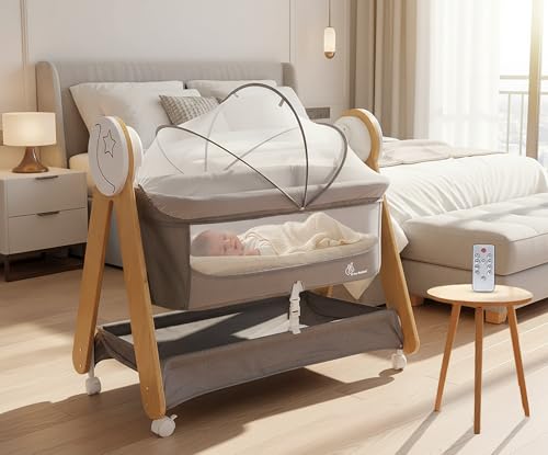 Lullabies Woodsy Electric Baby Cradle - R for Rabbit
