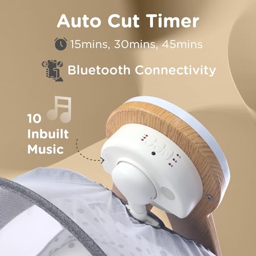 Lullabies Woodsy Electric Baby Cradle - R for Rabbit