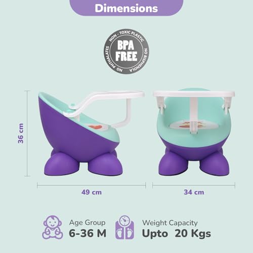Jelly Bean Fab Baby Study & Meal Chair - R for Rabbit