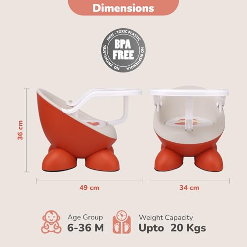 Jelly Bean Fab Baby Study & Meal Chair - R for Rabbit