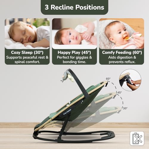 Rock N Nap Bliss Baby Rocker & Sleeper - R for Rabbit