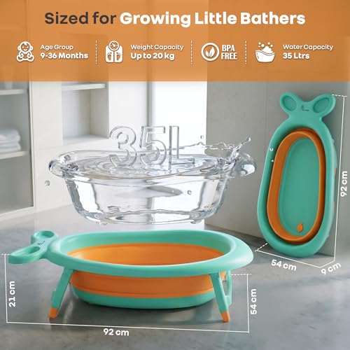Bubble Double Finzy Baby Bath Tub - R for Rabbit
