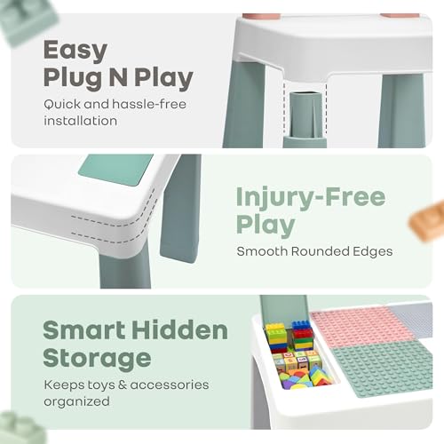 Little Genius Learner Neo Kids Table & Chair Set - R for Rabbit