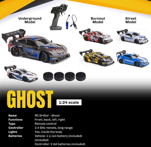 Ghost RC Car - L.O.T. Cars Dx