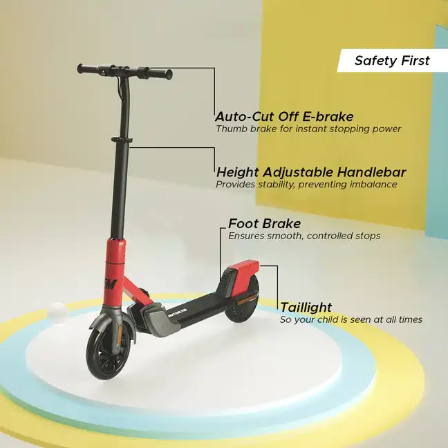 Lil E Junior Kids Ride-On Electric Kick Scooter - Formula Fun