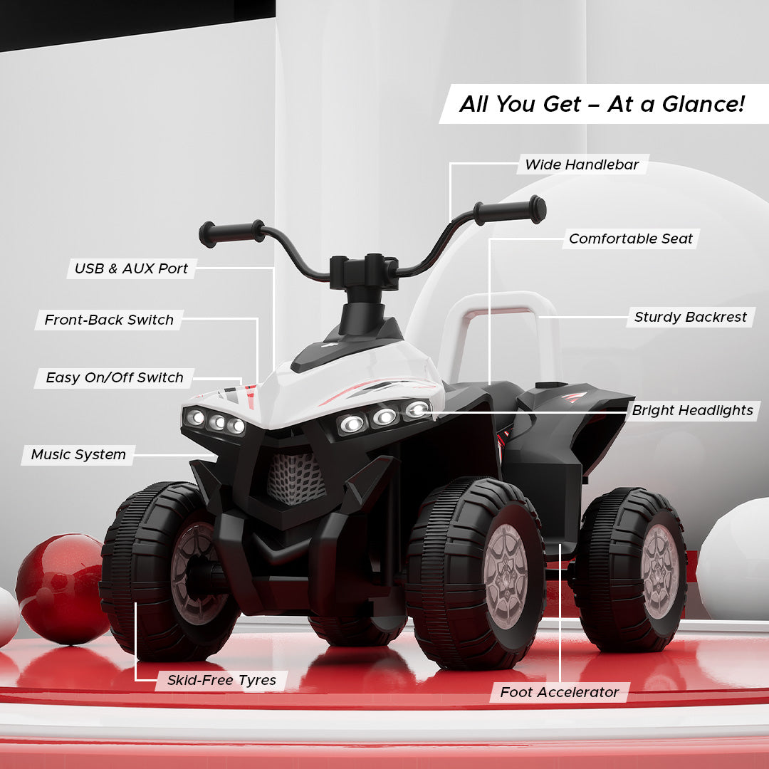 Turbo Trek ATV Kids Ride-On - Formula Fun
