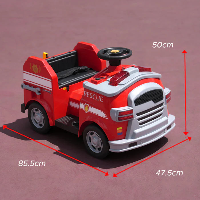Fire Truck (Red) Kids Ride-On - Formula Fun