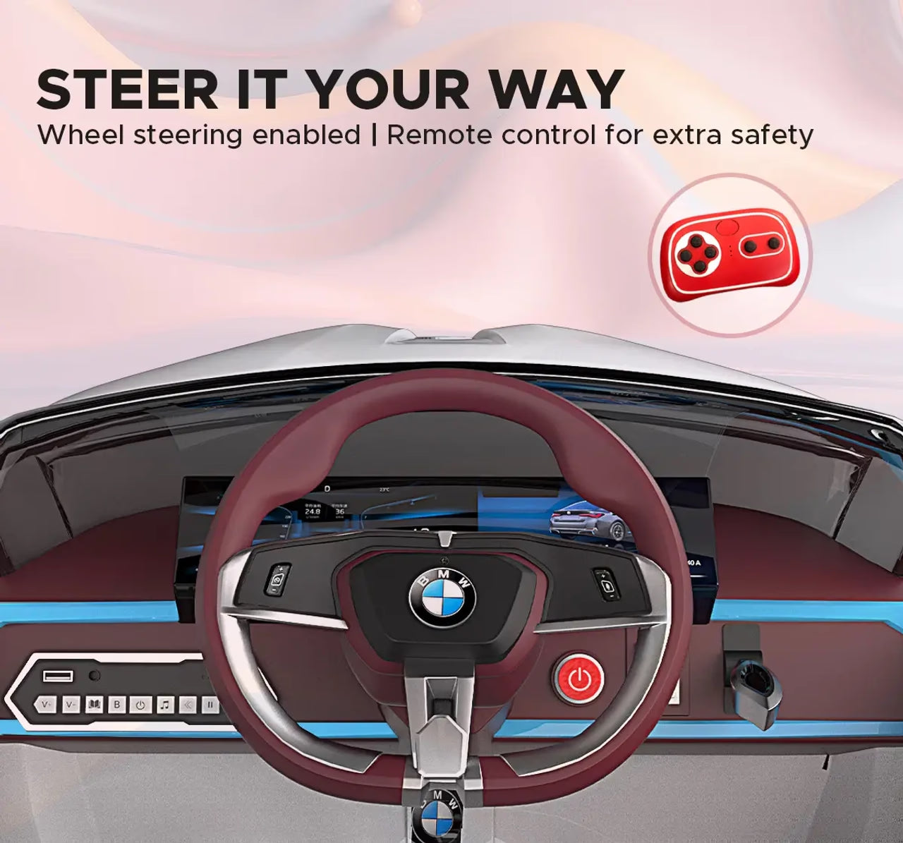 BMW i4 Kids Ride-On Car - Formula Fun