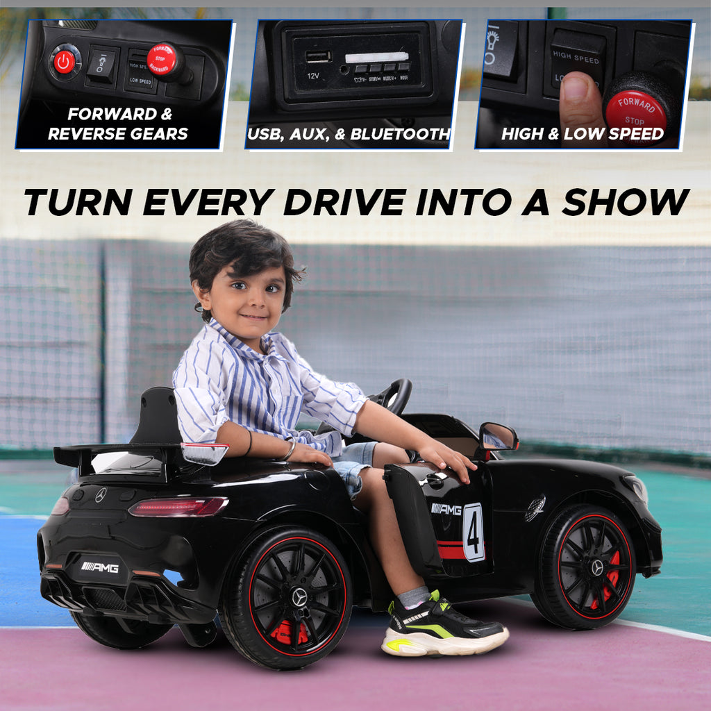 Mercedes-AMG GT4 Kids Ride-On Car - Formula Fun