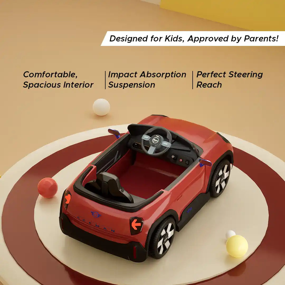 Mini Cooper Aceman Kids Ride-On Car - Formula Fun