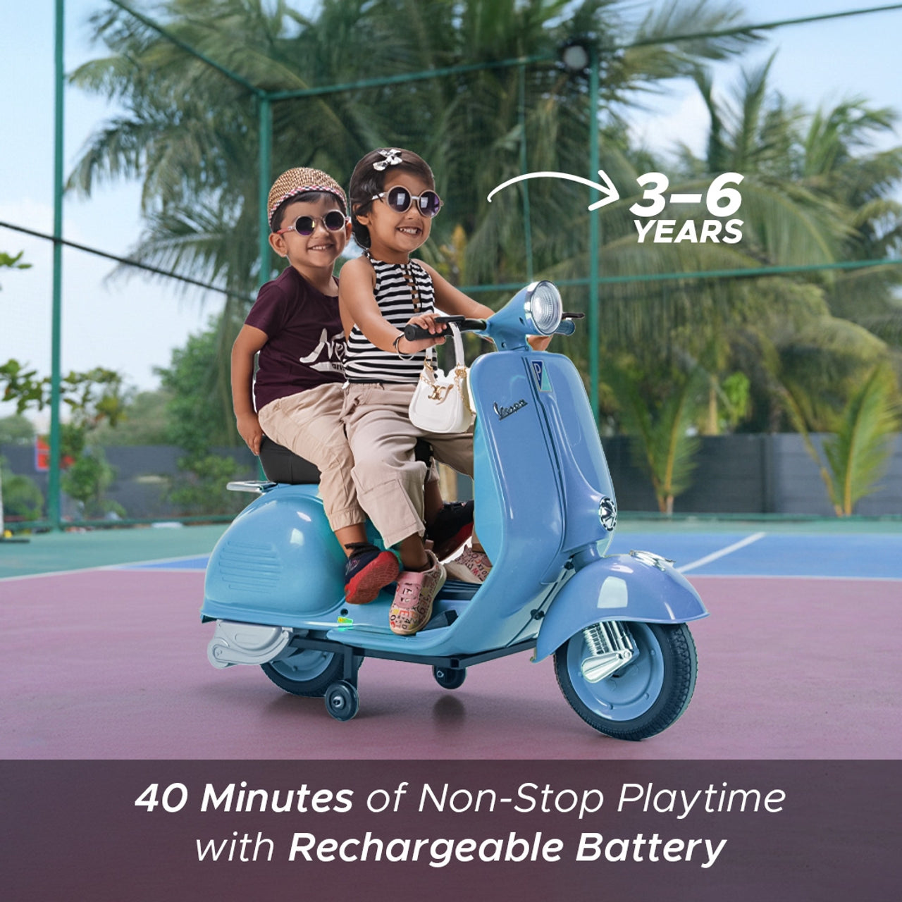 Vespa Kids Ride-On Scooter - Formula Fun