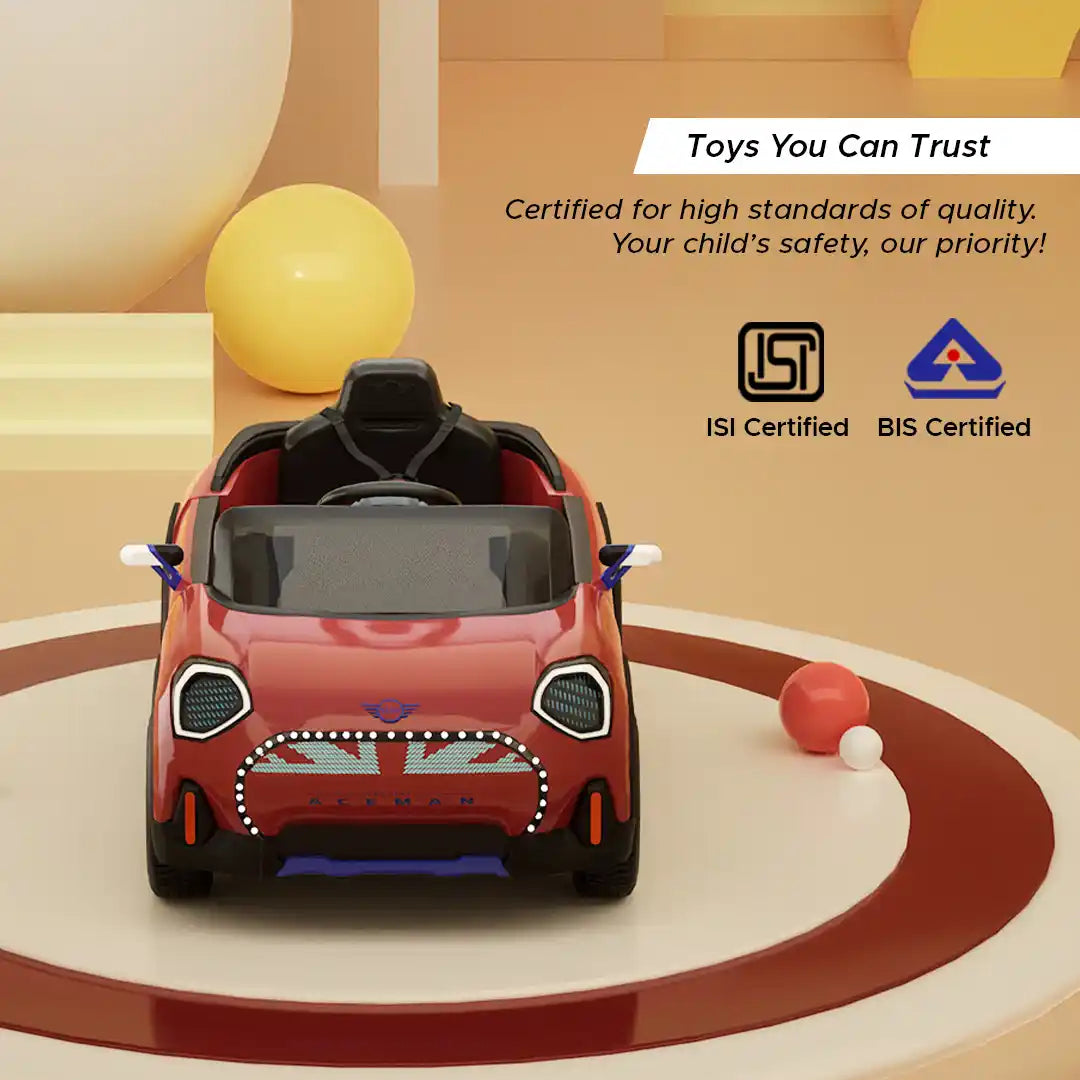 Mini Cooper Aceman Kids Ride-On Car - Formula Fun