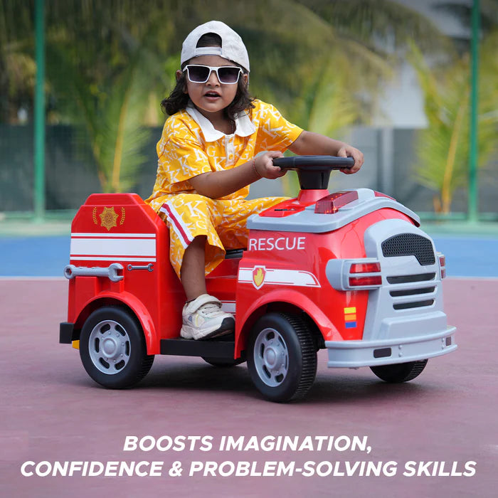 Fire Truck (Red) Kids Ride-On - Formula Fun