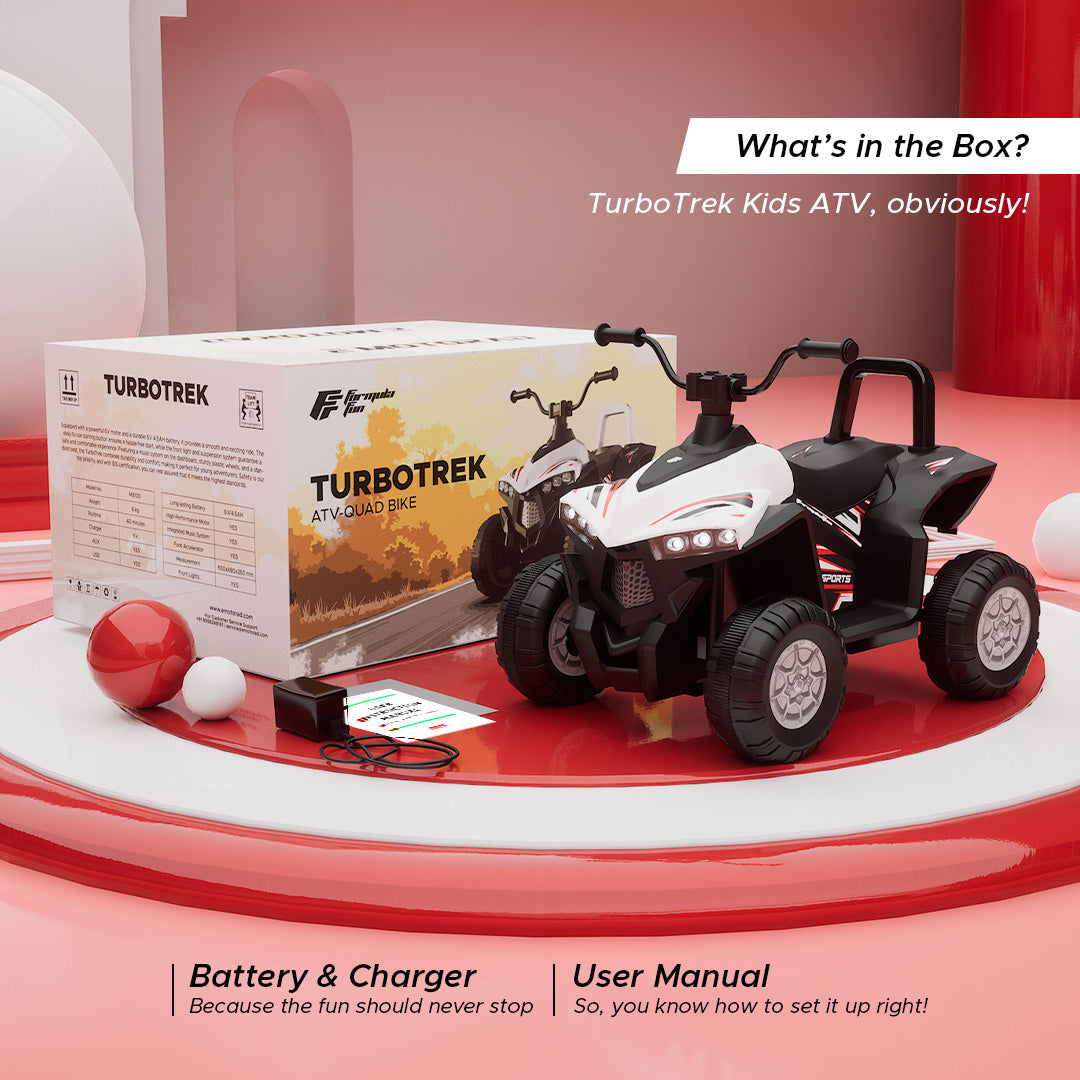 Turbo Trek ATV Kids Ride-On - Formula Fun