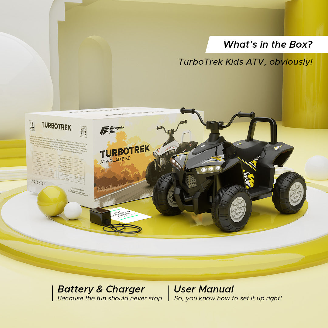 Turbo Trek ATV Kids Ride-On - Formula Fun